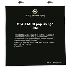 ØKONOMI POP UP 4X3  Lige model